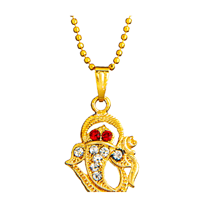 Picture of S Ganesha Pendant W Crystal