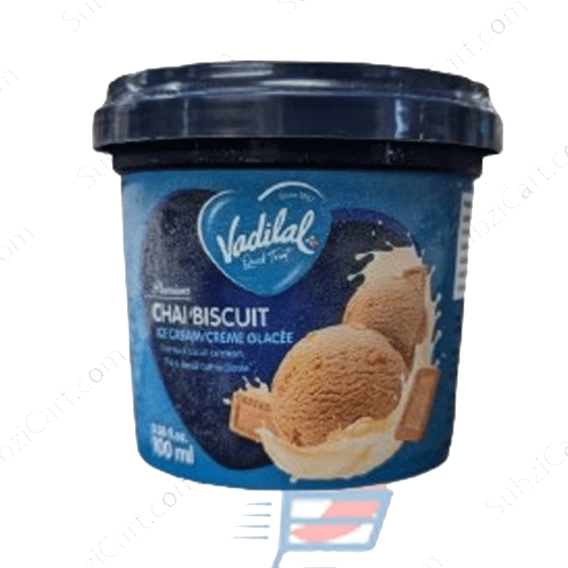 Picture of Vadilal Chai Biscuit Ice Cream FRZ - 1lt
