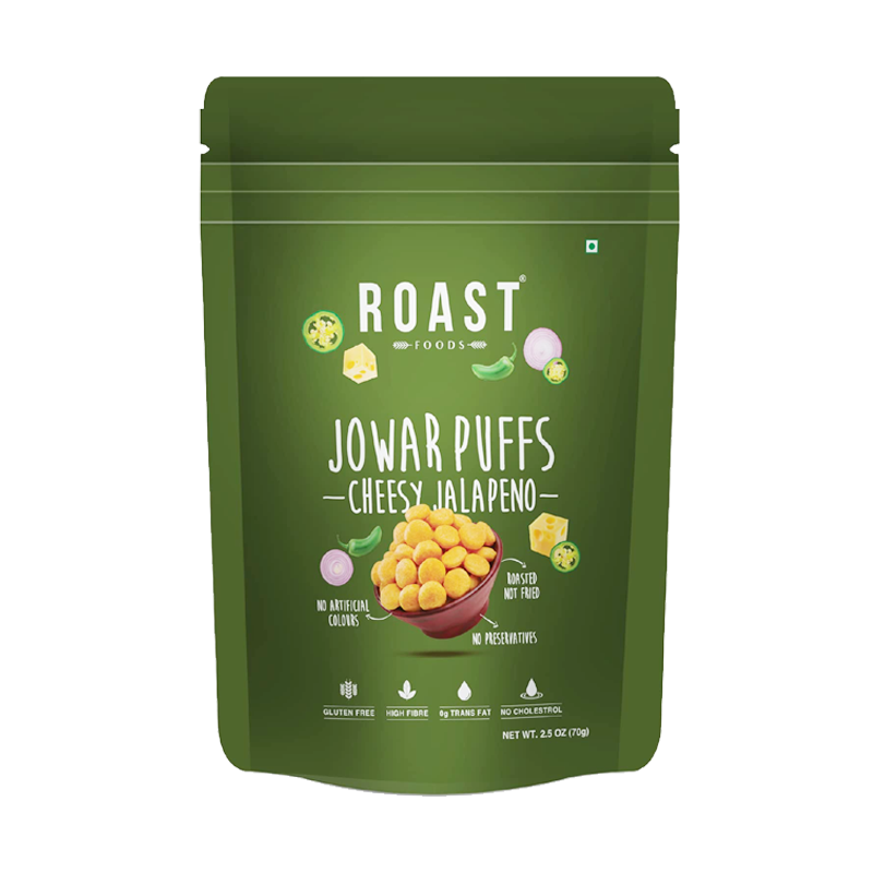 Picture of Roast Foods Jowar Puff Cheesy Jalapeno - 70g