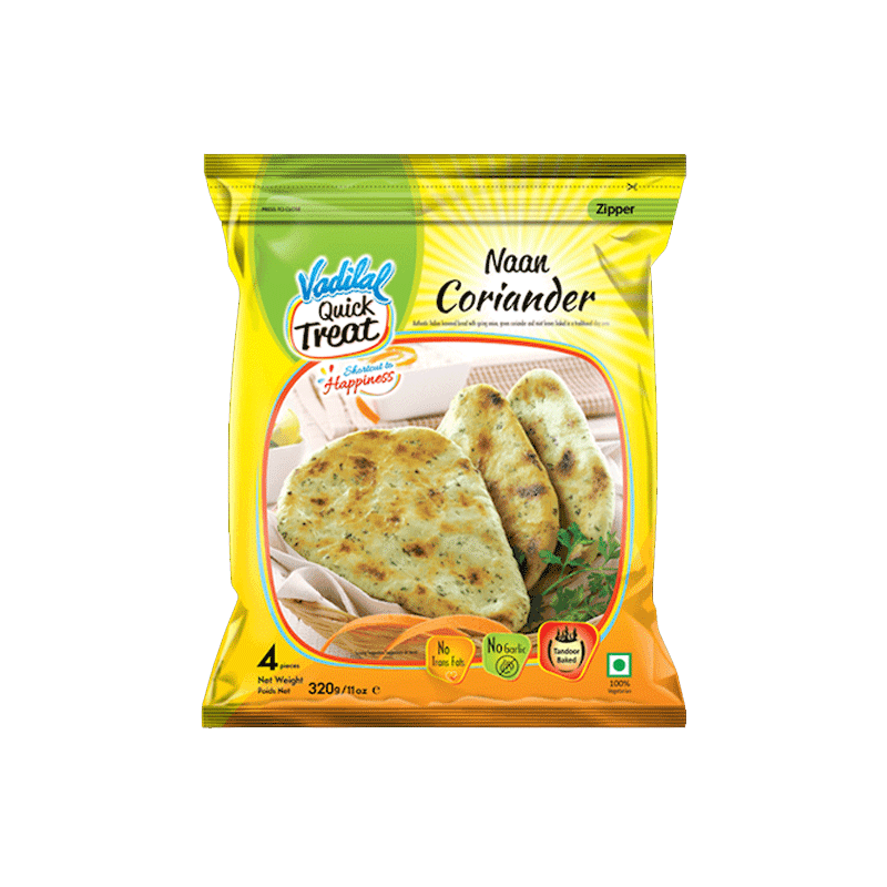 Picture of Vadilal Coriander Naan FRZ - 500g*4