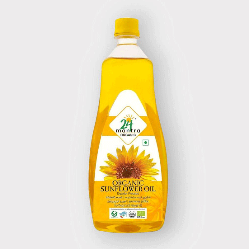 Picture of 24 Mantra Organic Sunflower Oil - 500ml