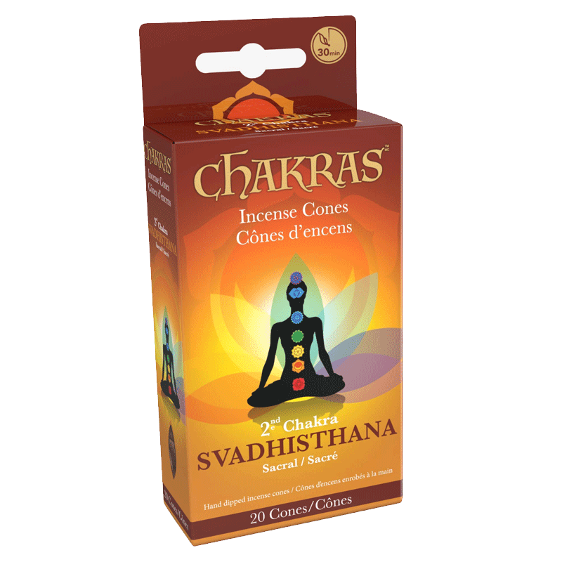 Picture of Chakra Sacral Incense Cones - 24cones