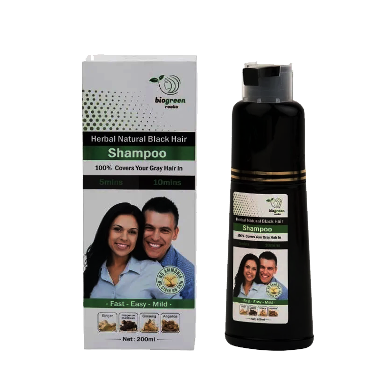 Picture of Biogreen Roots Natural Black Shampoo 200ml