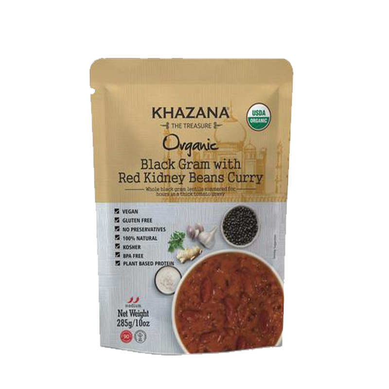 Picture of Khazana Organic Black Gram Red Kidney Beans Curry RTE - 10oz