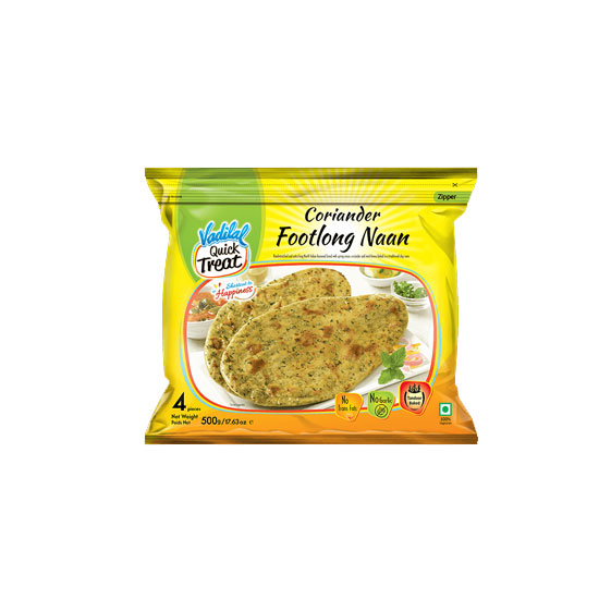 Picture of Vadilal Tandoori Footlong Naan FRZ - 500g