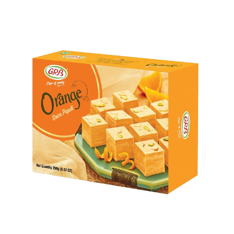Picture of GRB Soan Papdi Orange - 250g
