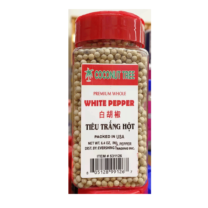 Picture of Coconut Tree White Pepper - 6.4oz