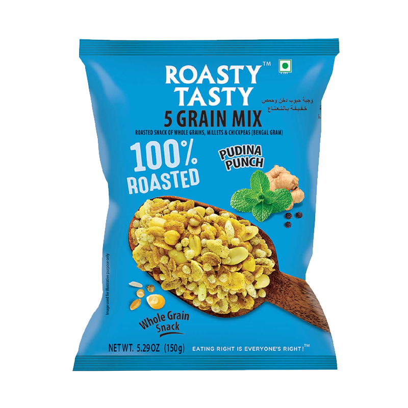 Picture of Roasty Tasty 5 Grain Mix Pudina Punch - 150g