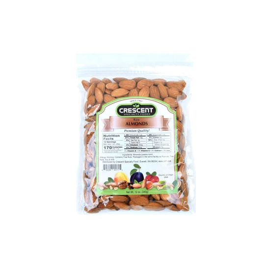 Picture of Crescent Natural Raw Almonds-340g