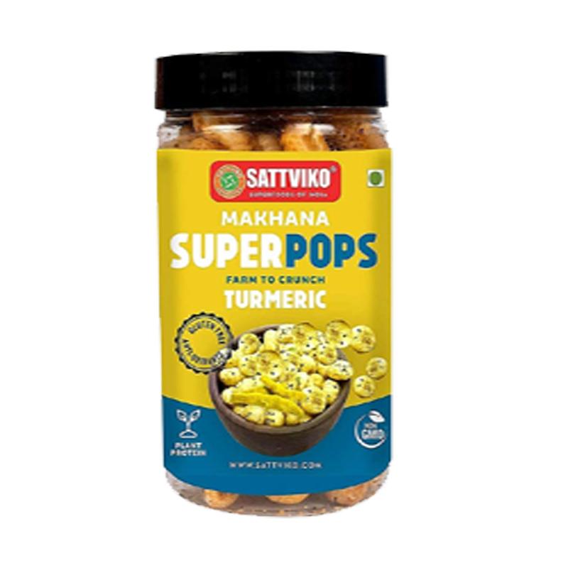 Picture of Sattviko Super Pops Turmeric Phool Makhana - 65g