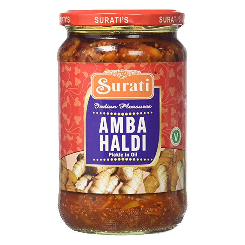 Picture of Surati Amba Haldi Pickle in Oil - 10oz