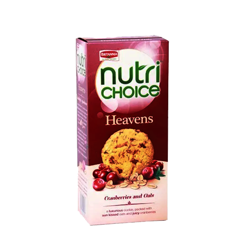 Picture of Britannia Nutri Choice Cranberry Oat Cookies - 100g