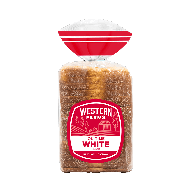 Picture of Western Farms White Bread - 680g