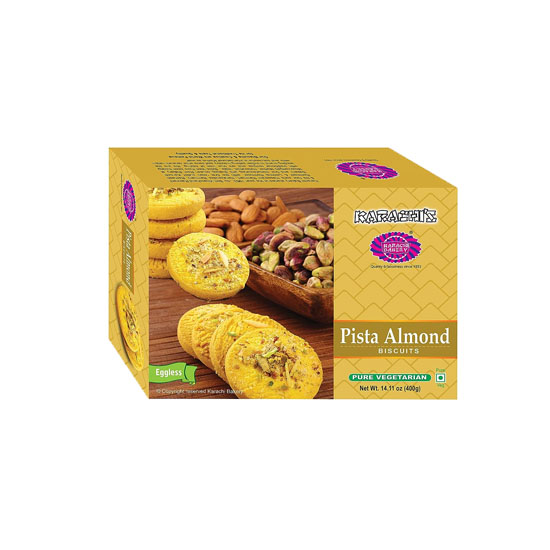 Picture of Karachi Pista Almond Biscuits - 400g