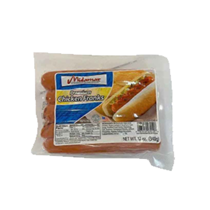 Picture of Midamar Chicken Franks FRZ - 12oz