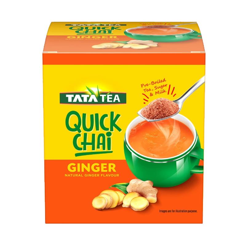 Picture of Tata Tea Quick Chai Ginger Tea Bags - 220g*10