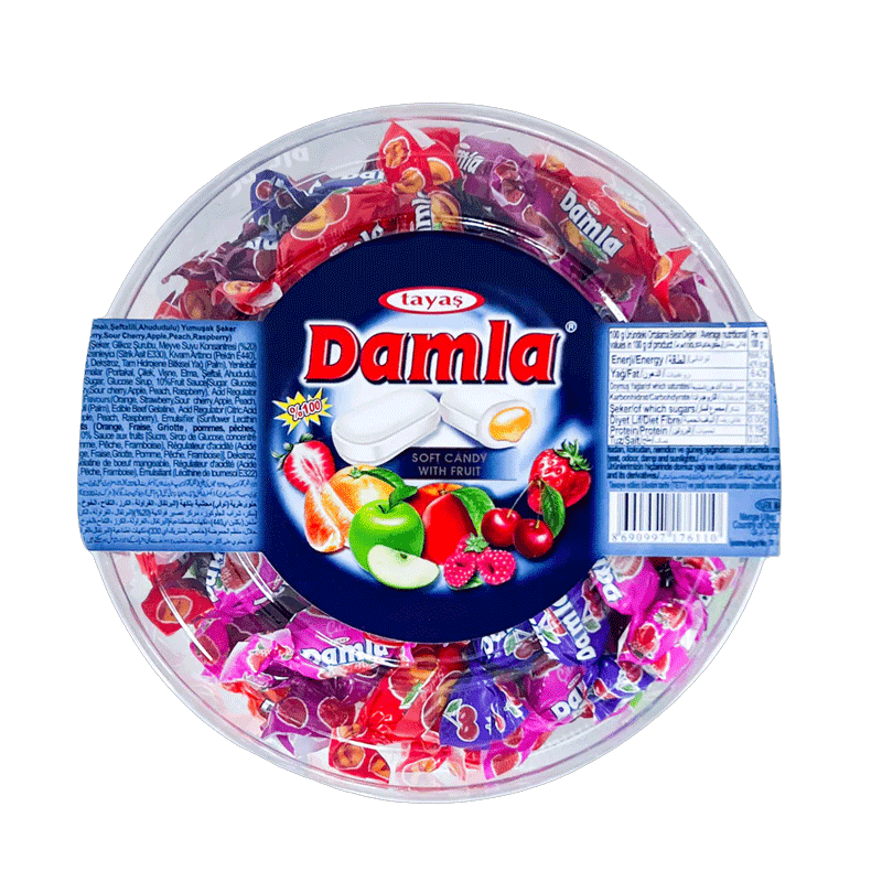 Picture of Tayas Damla Soft Candy with Fruit - 300g