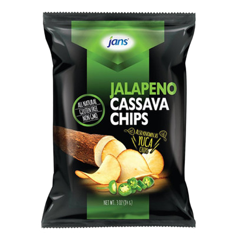 Picture of Jans Jalapeno Cassava Chips - 3oz