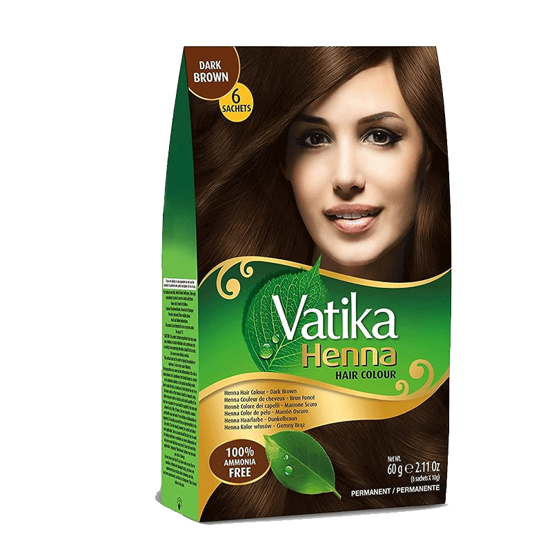 Picture of Vatika Henna Hair Color Dark Brown - 60g