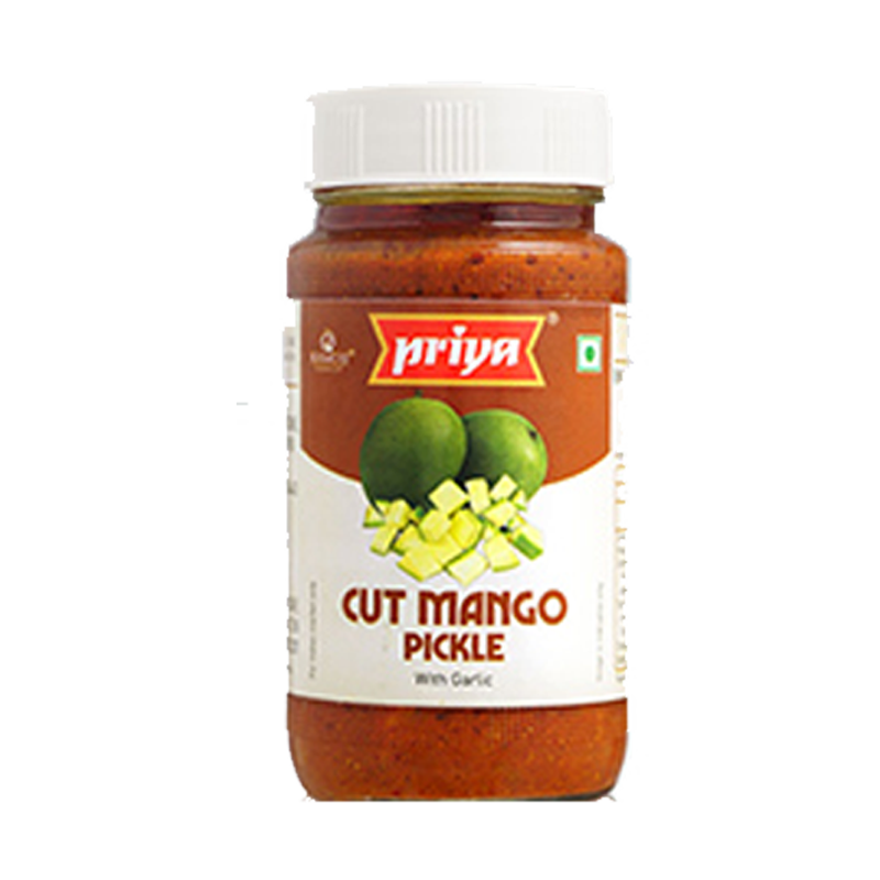 Picture of Priya Cut Mango Pickle With Garlic - 500g