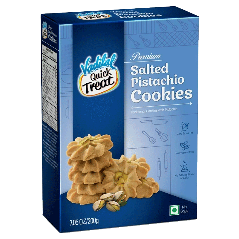 Picture of Vadilal Cookies Salted Pistachio - 200g