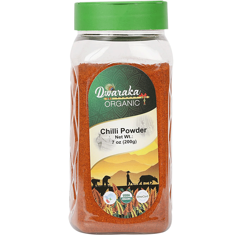 Picture of Dwaraka Organic Chilli Powder Jar - 200g