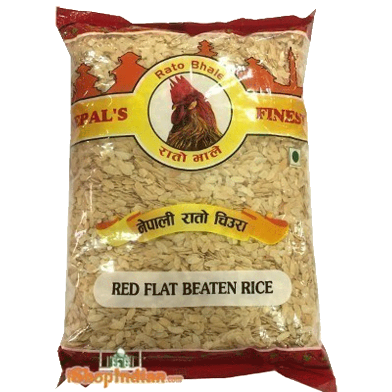 Picture of Rato Bhale Nepali Red Beaten Rice - 1kg