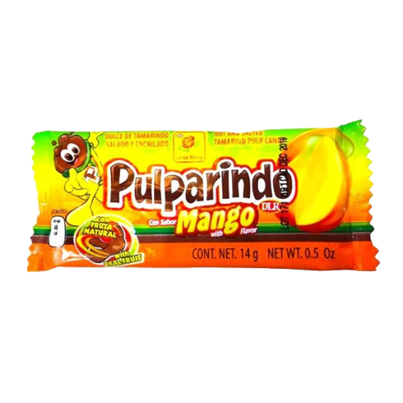 Picture of De La Rosa Mexican Pulparindo Mango Tamarind Candy - 14g