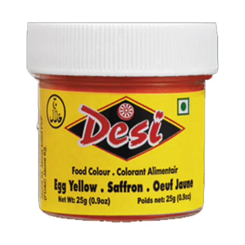 Picture of Desi Food Color Yellow Saffron - 25g