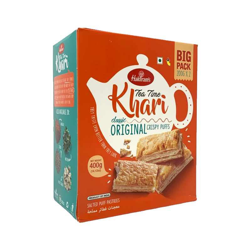 Picture of Haldirams Tea Time Khari Whole Wheat Crispy Puffs - 400g