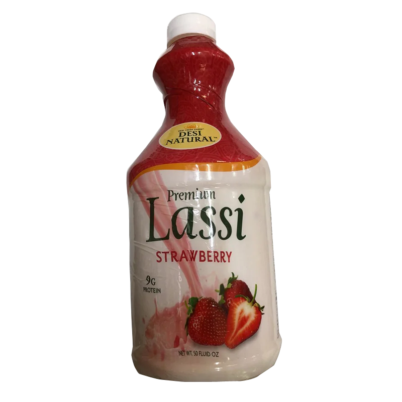 Picture of Desi Natural Lassi Strawberry - 50oz