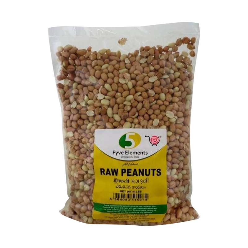 Picture of Fyve Elements Raw Peanuts Spanish - 4lb