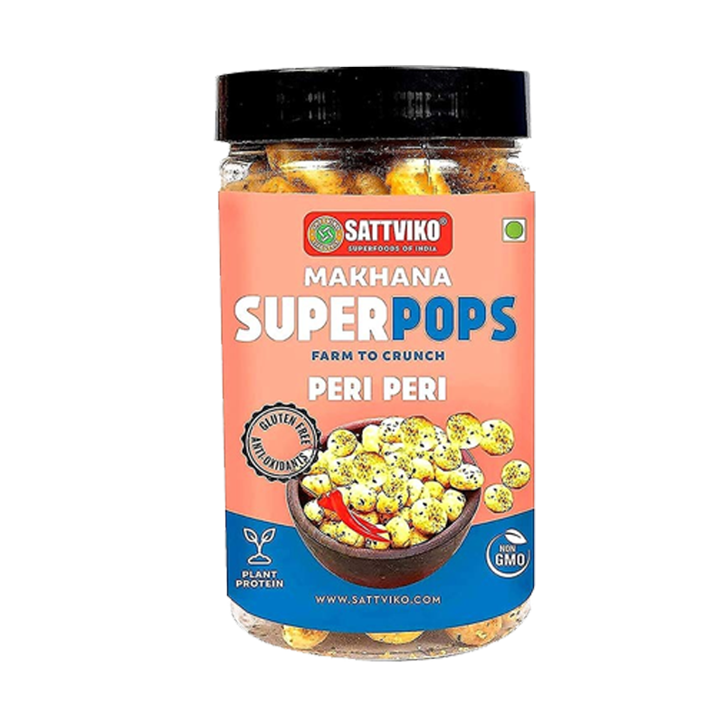 Picture of Sattviko Super Pops Peri Peri Phool Makhana - 65g