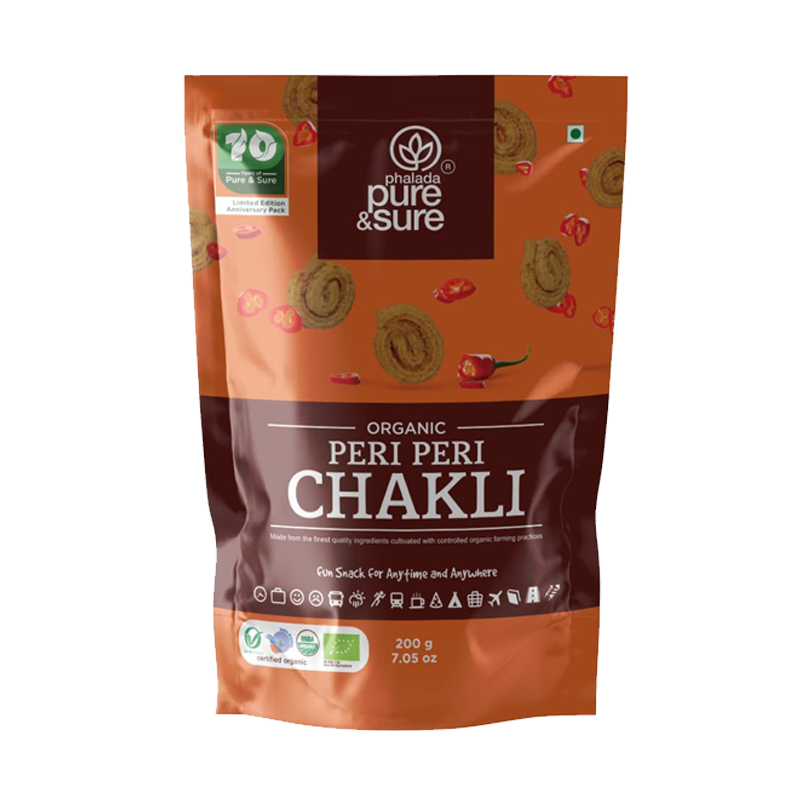 Picture of Pure & Sure Organic Peri Peri Chakli - 250g