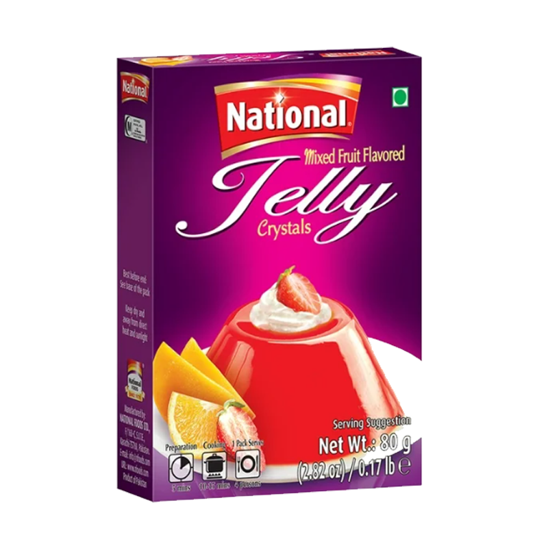 Picture of National Mix Fruit Jelly Crystal - 80g