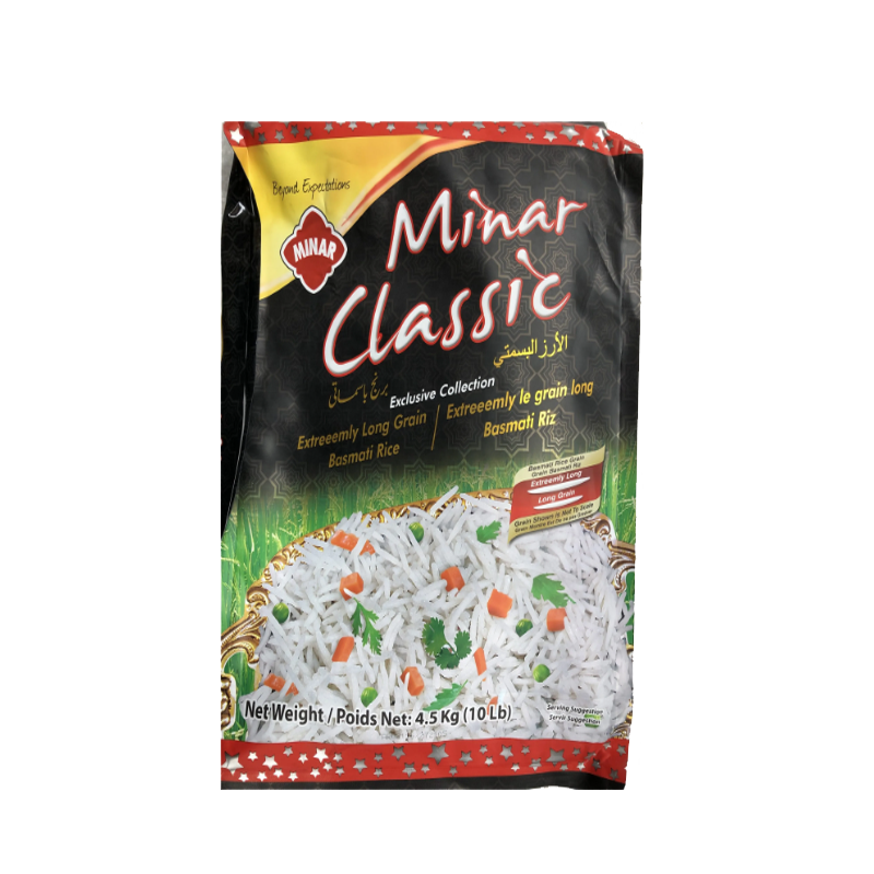 Picture of Minar Classic Extra Long Grain Basmati Rice - 10lb