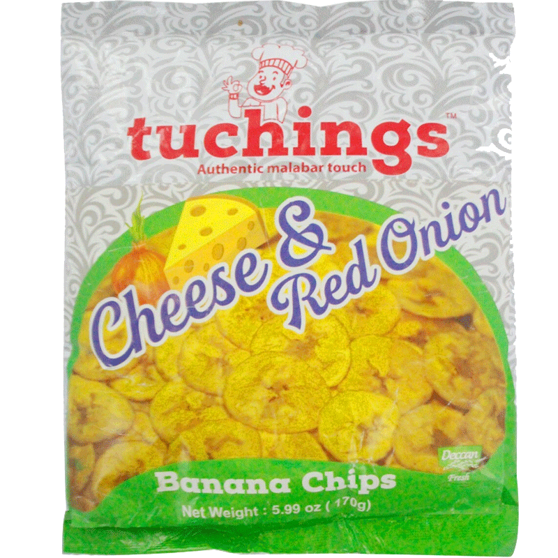Picture of Tuchings Cheese & Red Onion Banana Chips - 170g