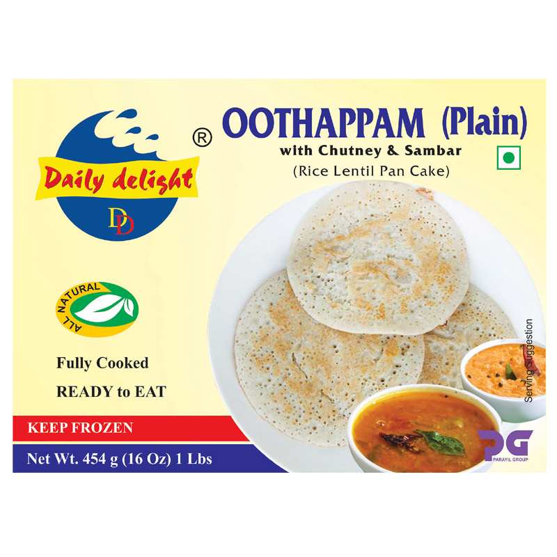 Picture of Daily Delight Oothappam Plain FRZ - 1lb