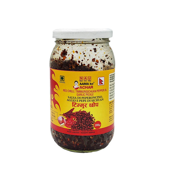 Picture of Aama ko Achar Red Chilli & Timur pickle powder-200g