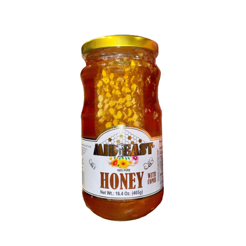 Picture of Mideast Honey With Comb - 465g
