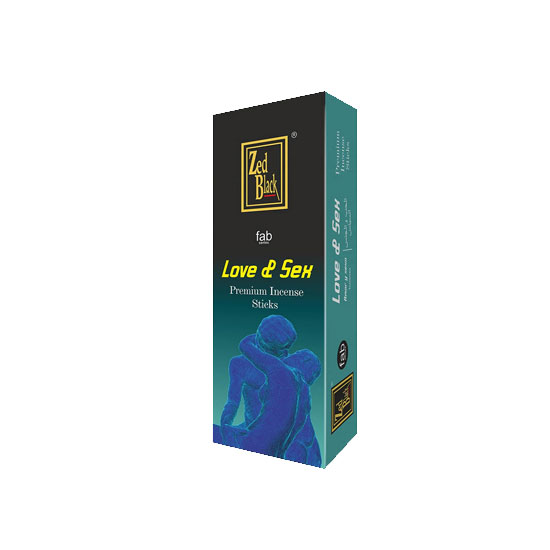 Picture of Zed Black Fab Love & Sex Incense Agarbatti HEXA 20stk