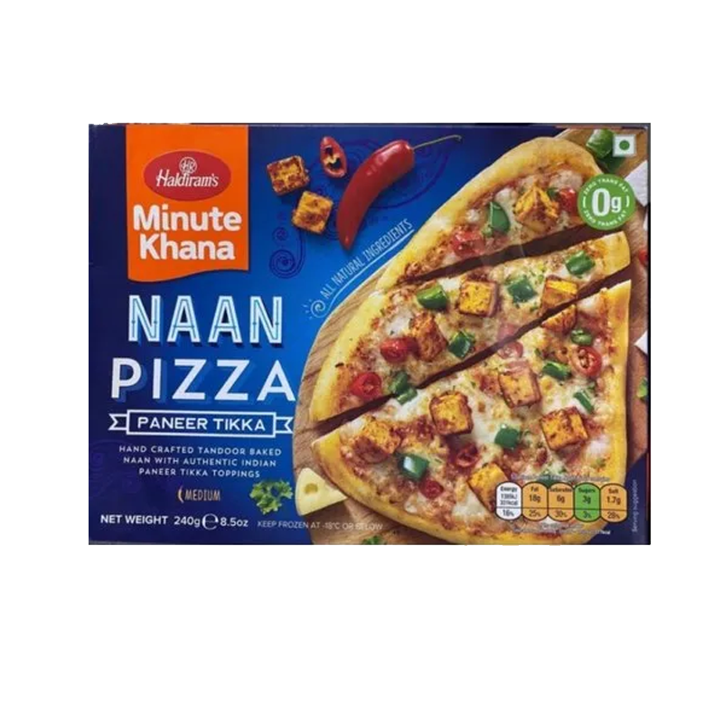 Picture of Haldirams Paneer Tikka Naan Pizza FRZ - 240g