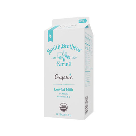 Picture of Smith Brothers Organic 1% Free Milk - 1/2gl