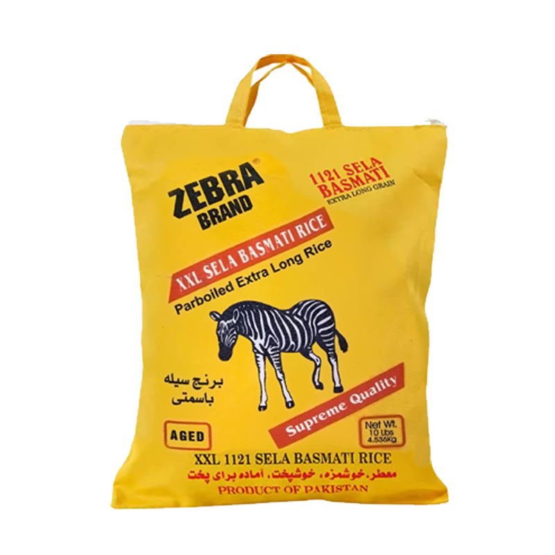 Picture of Zebra Sela Basmati XXL Rice - 10lb