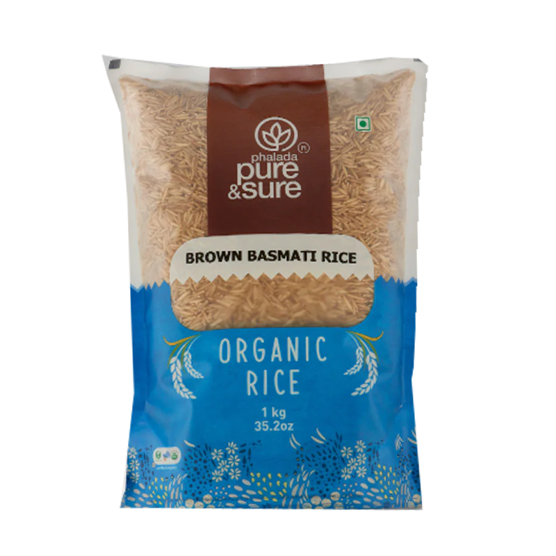 Picture of Pure & Sure Organic Brown Basmati Rice - 1kg