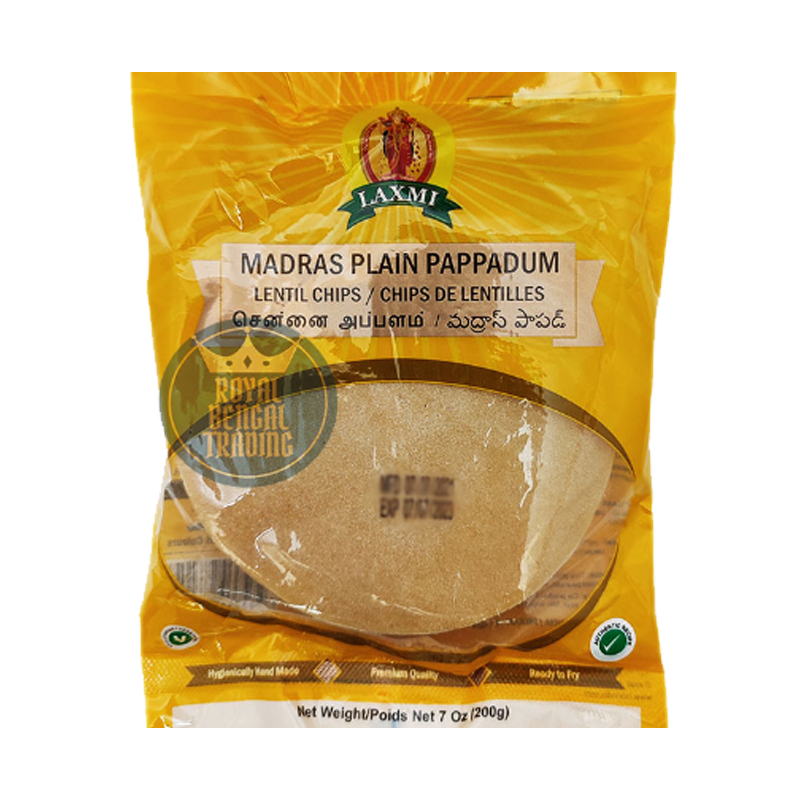 Picture of Laxmi Madras Plain Pappadam - 7oz