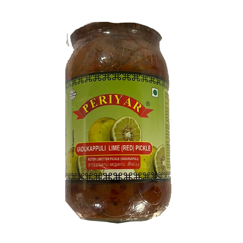 Picture of Periyar Vadukappulli Lime Red Pickle - 400g