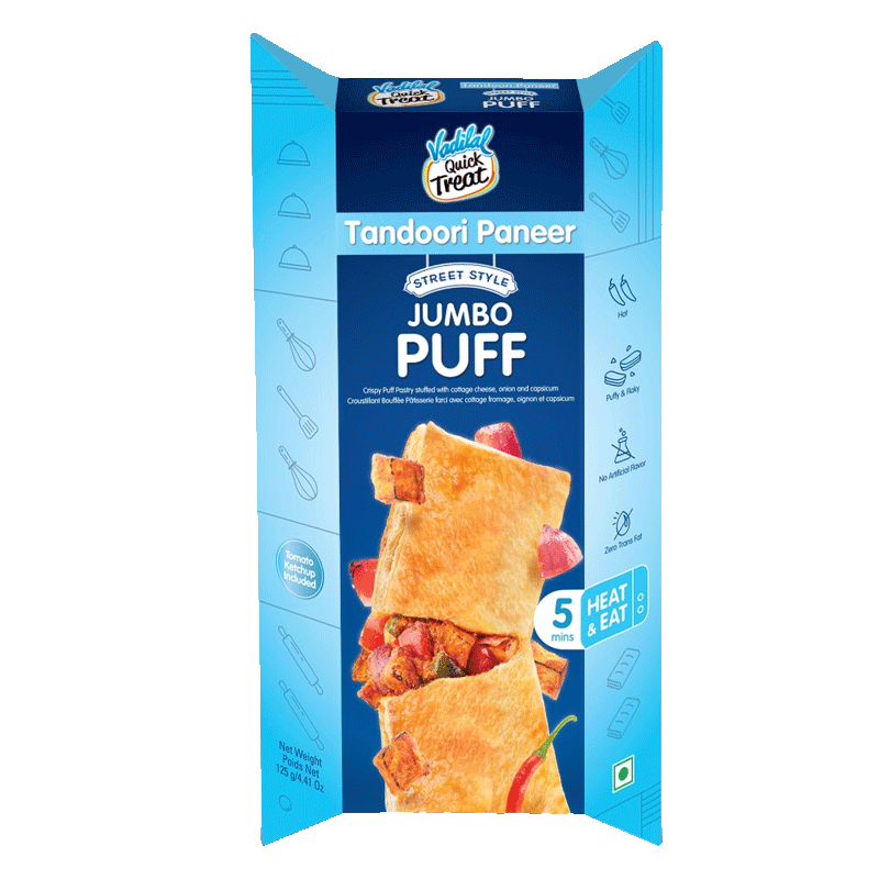 Picture of Vadilal Tandoori Paneer Jumbo Puff bulk - 110*6