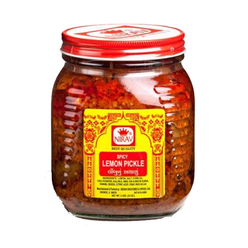 Picture of Nirav Spicy Lemon Pickle - 2lb