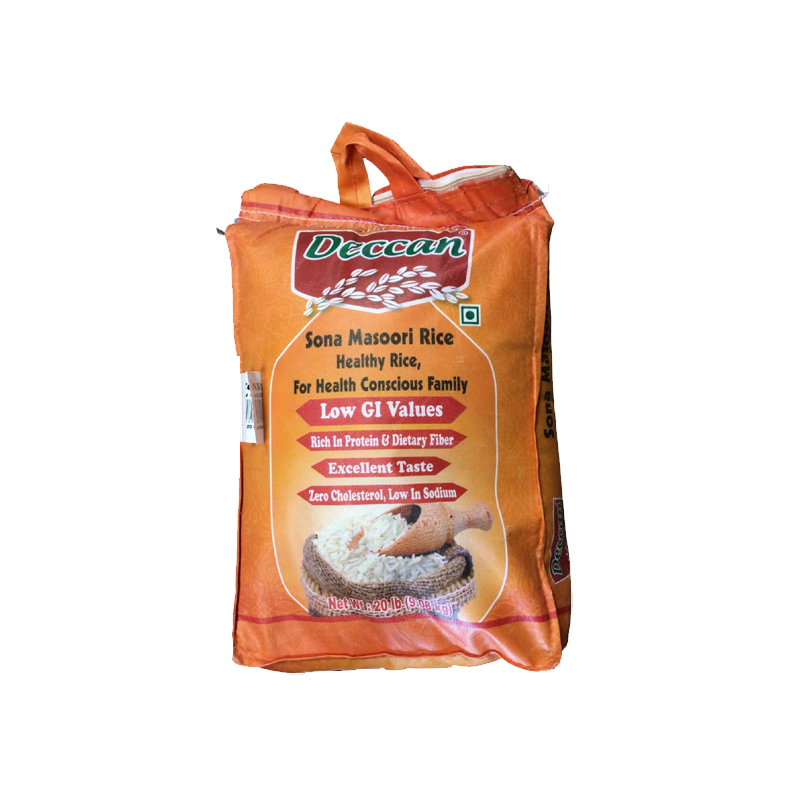 Picture of Deccan Sona Masoori Low GI Rice - 20lb